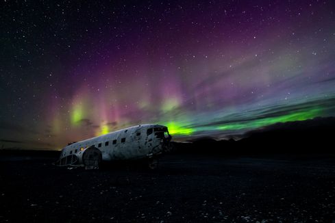 Enjoying time while watching Aurora Borealis as one of things to do in Iceland