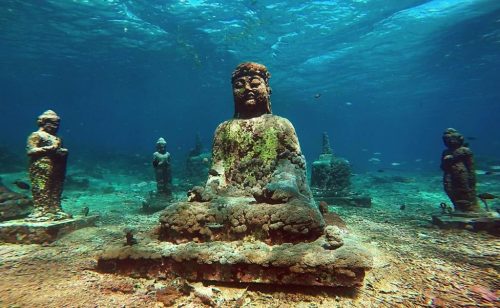 Underwater Temple, Pemuteran, diving site indonesia