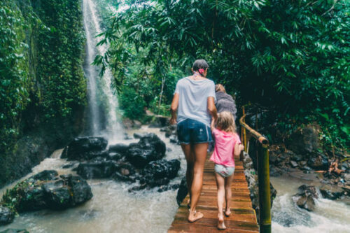 Bali itinerary waterfall trekking