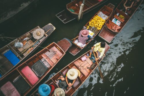 Thailand's floating market